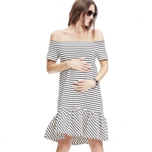 Hatch Dresses & Skirts - HATCH Striped Mini Dress Size XS